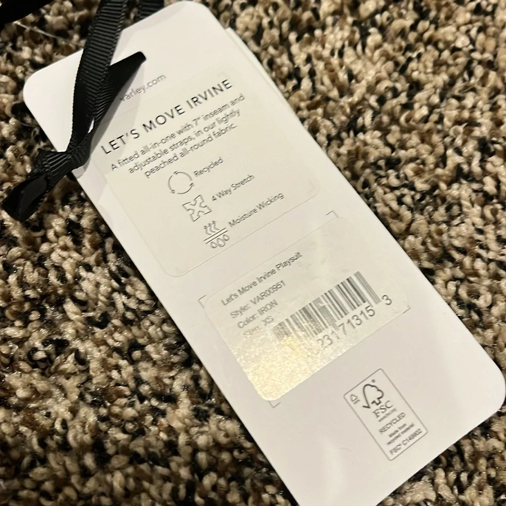 Varley Revolve Let’s Move Irvine Taupe Bodysuit, NWT - Picture 6 of 10
